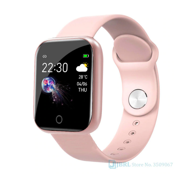 Smartwatch roz compatibil cu Android si IOS Bluetooth B1600