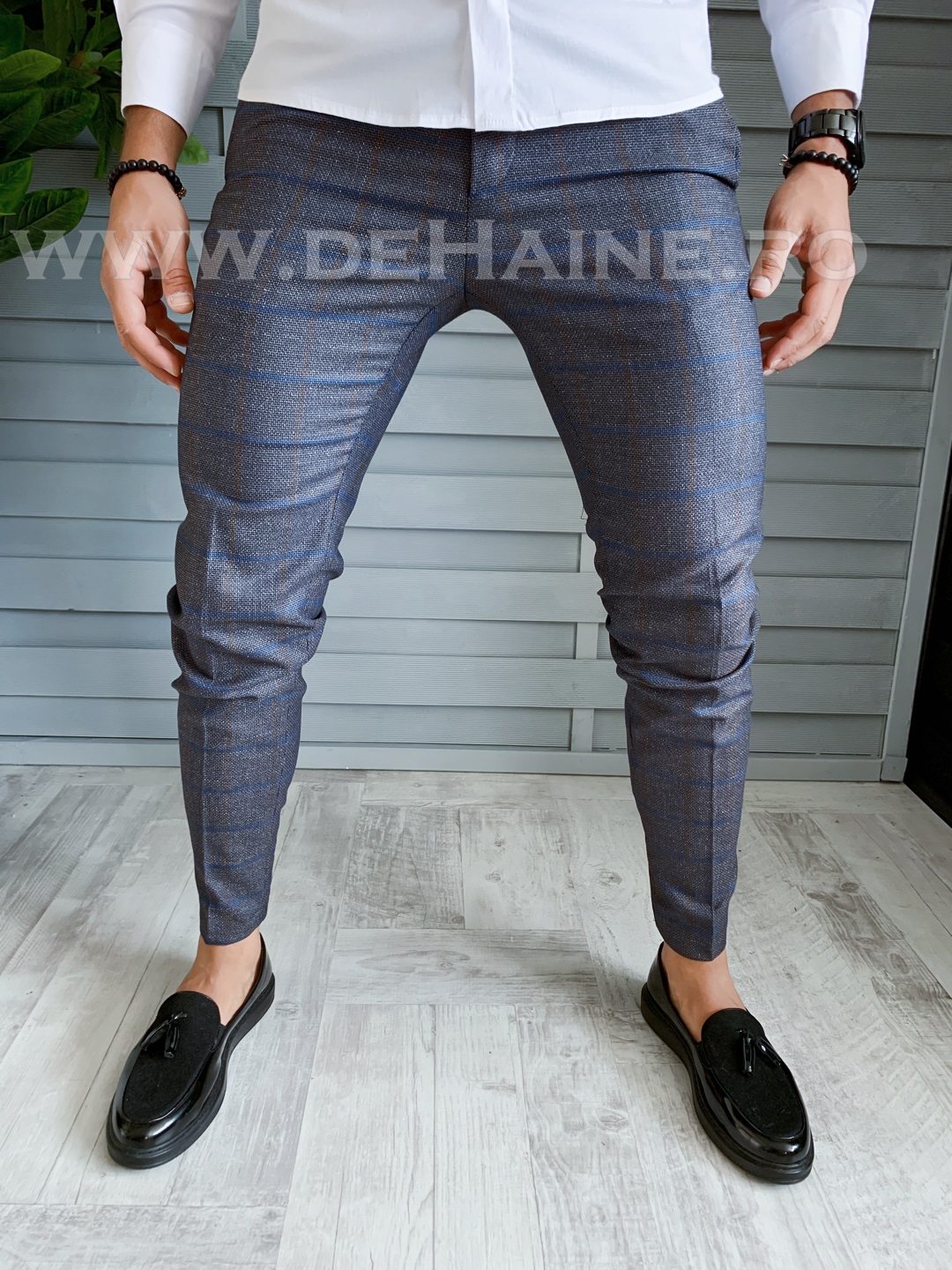Pantaloni barbati eleganti in carouri B1410 O3-4.3