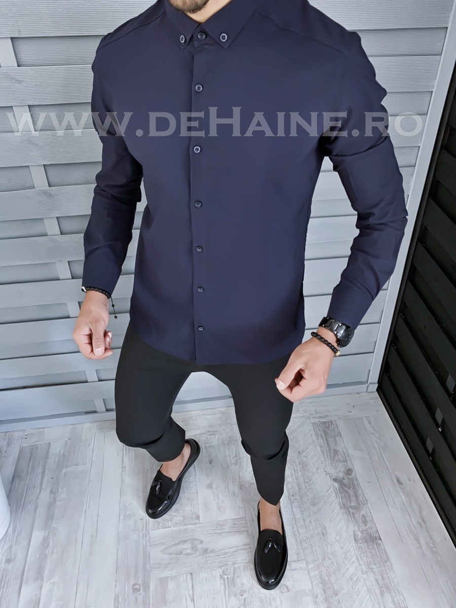 Camasa barbati bleumarin slim fit b1376 *