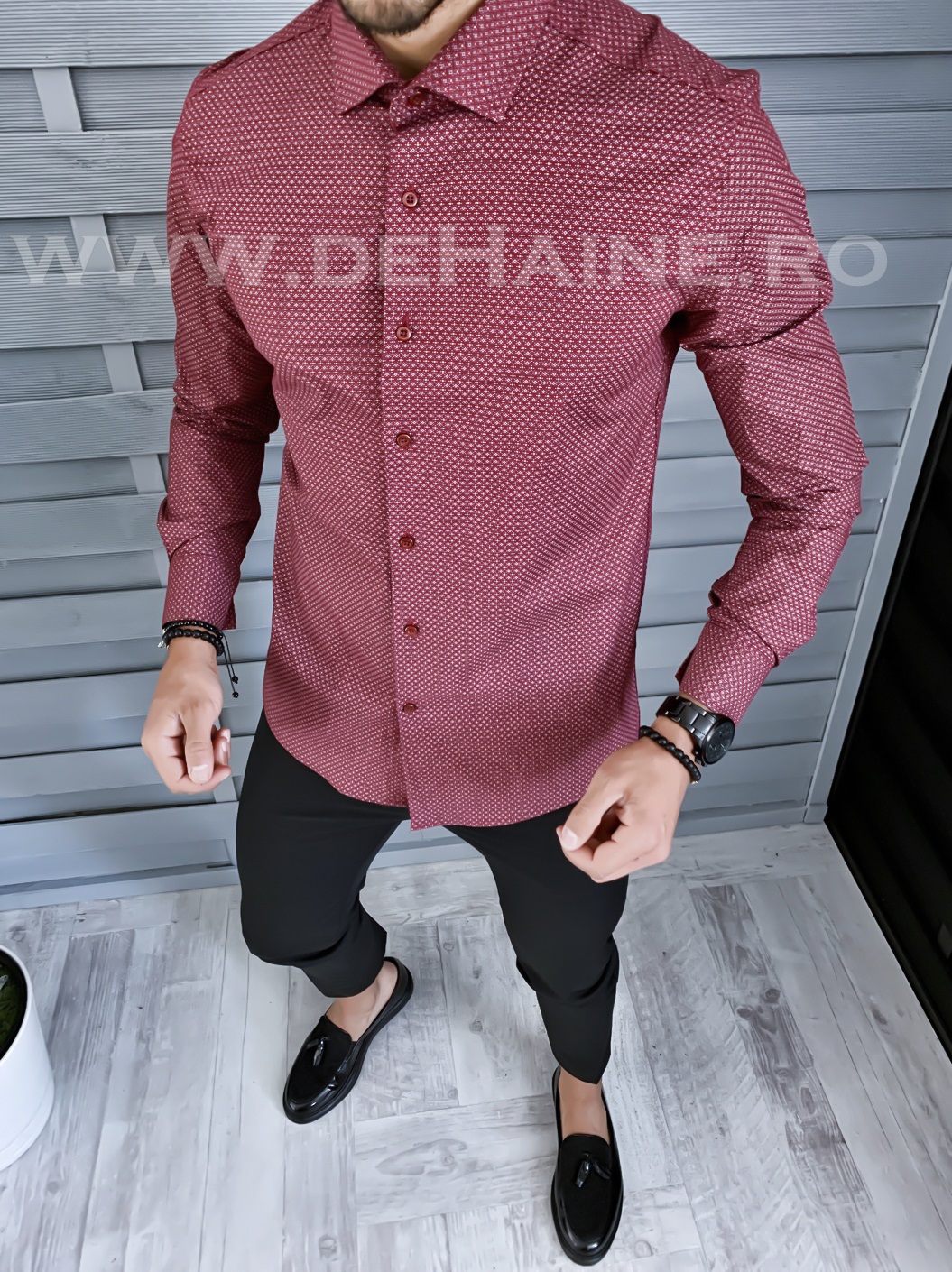 Camasa barbati grena slim fit b1350 o2-3