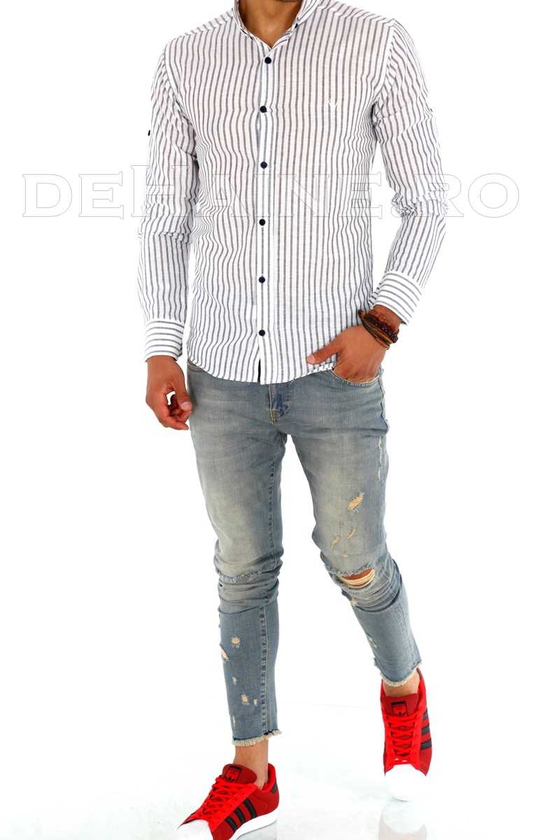 Camasa barbati eleganta slim fit ZR 8808 O3-3