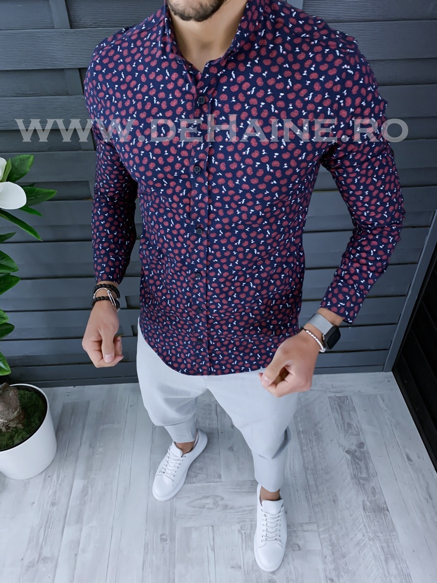 Camasa barbati eleganta slim fit ZR A9966 O1-4