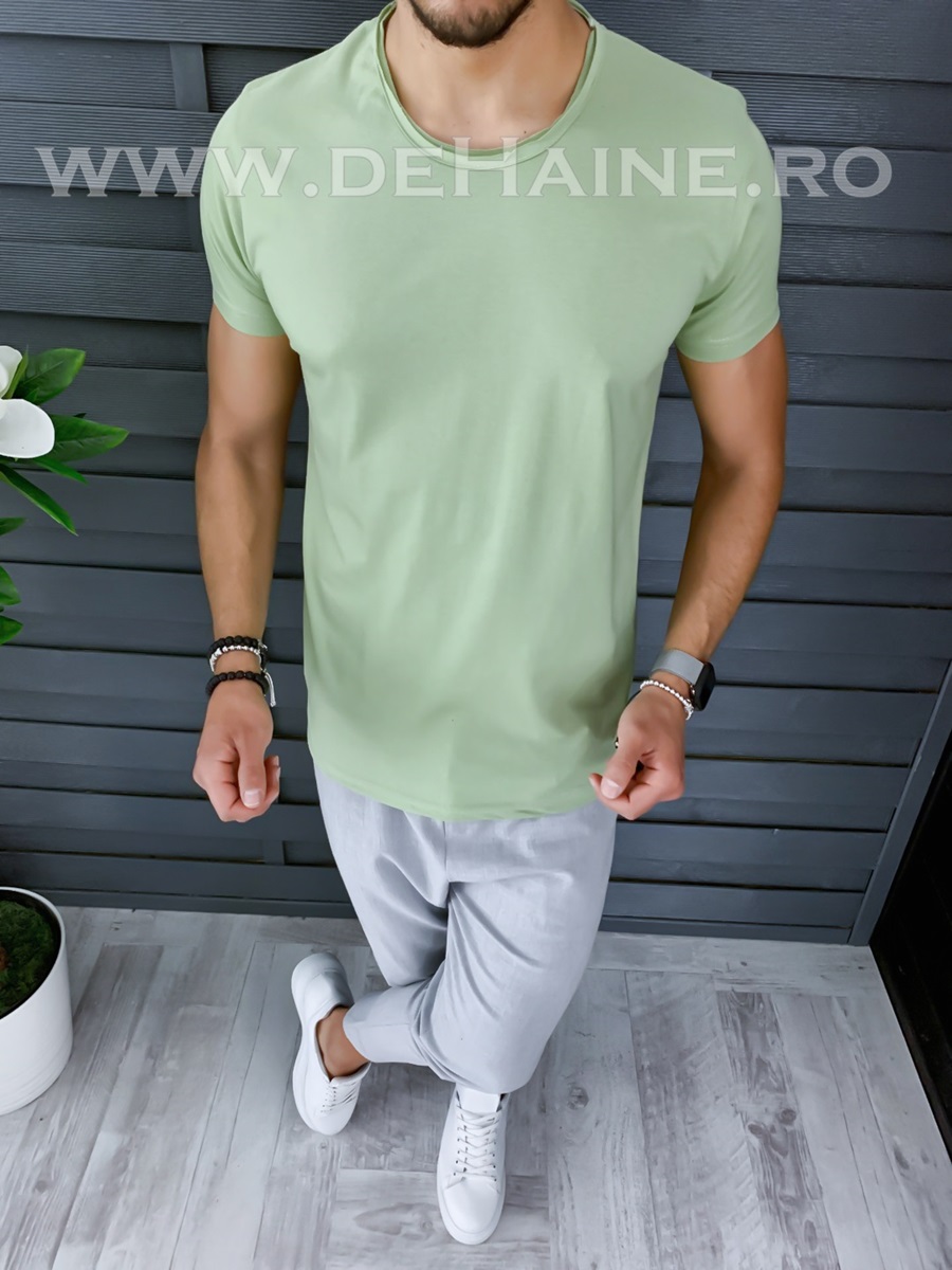 Tricou barbati slim fit zr a9929 n6-4 w