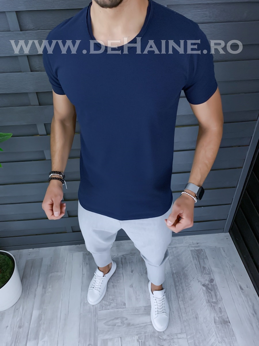 Tricou barbati slim fit zr a9939 n6-3 w