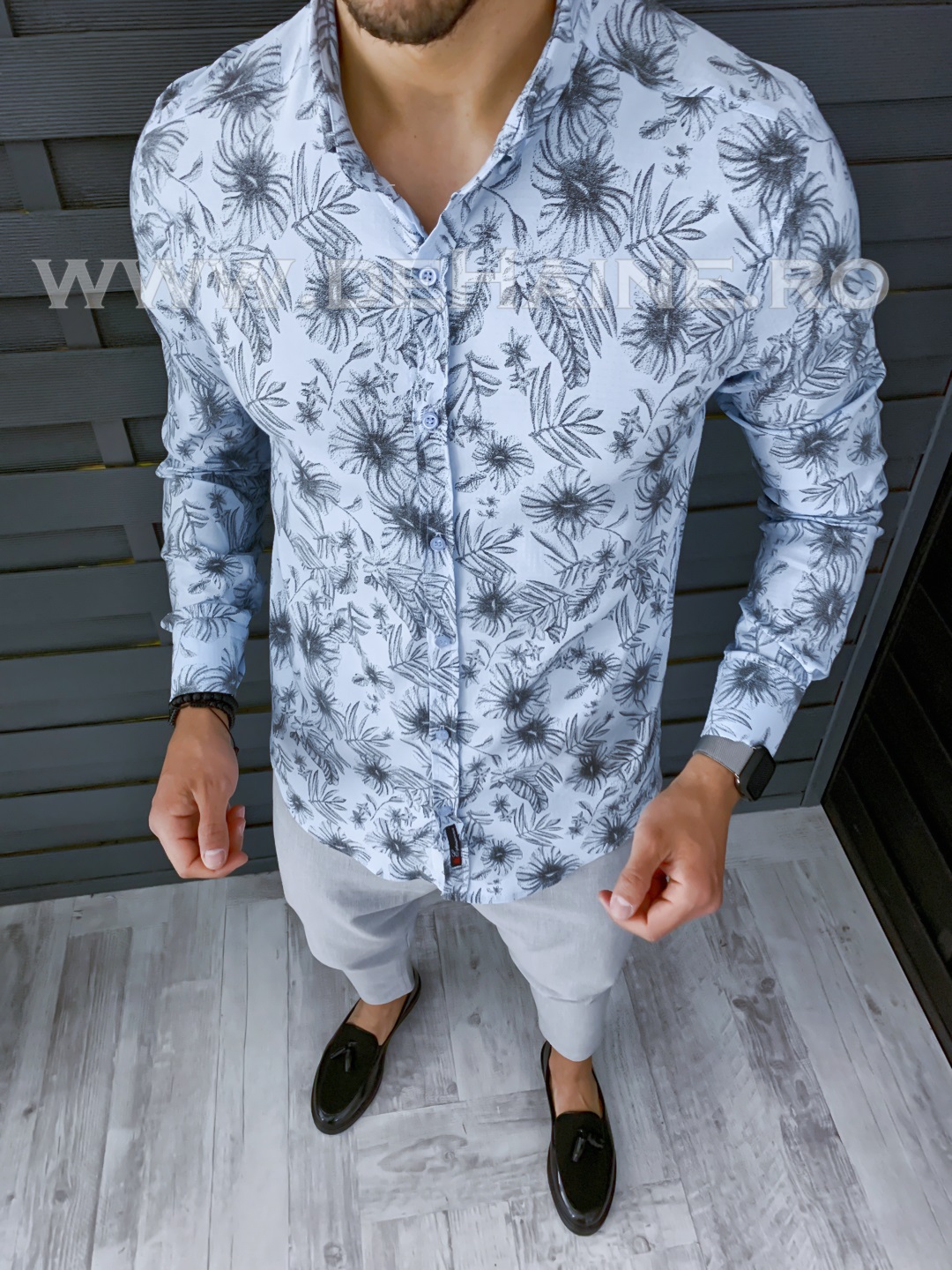 Camasa barbati eleganta slim fit zr a9802 i8-4