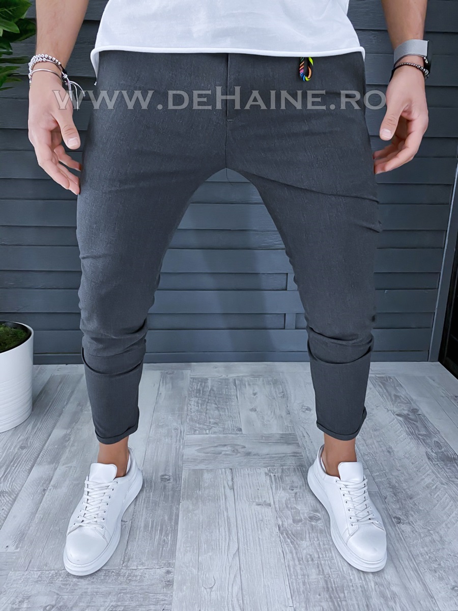 Pantaloni barbati smart casual A9730 B13-4