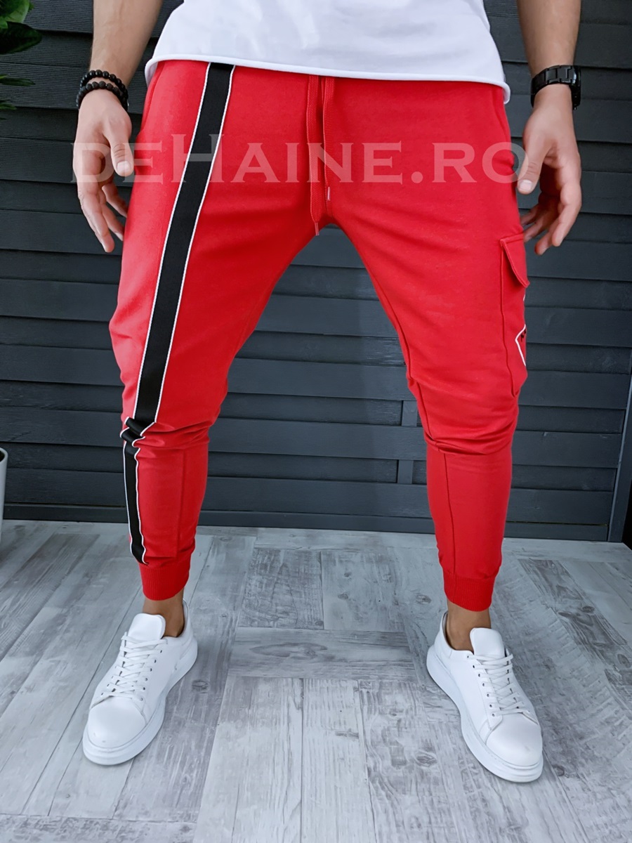 Pantaloni de trening conici A5917 O3-3