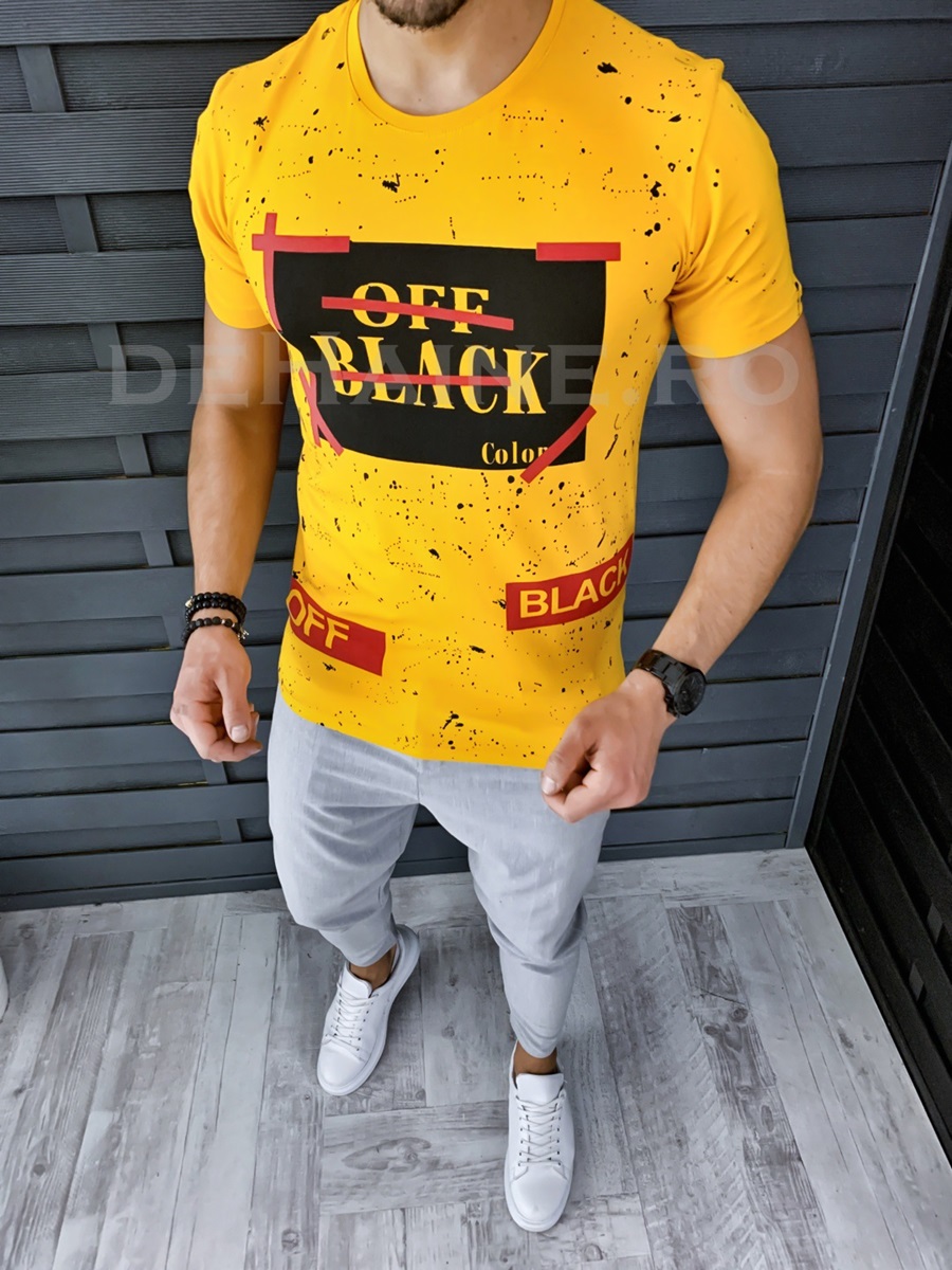 Tricou barbati slim fit zr a5790 x15-2