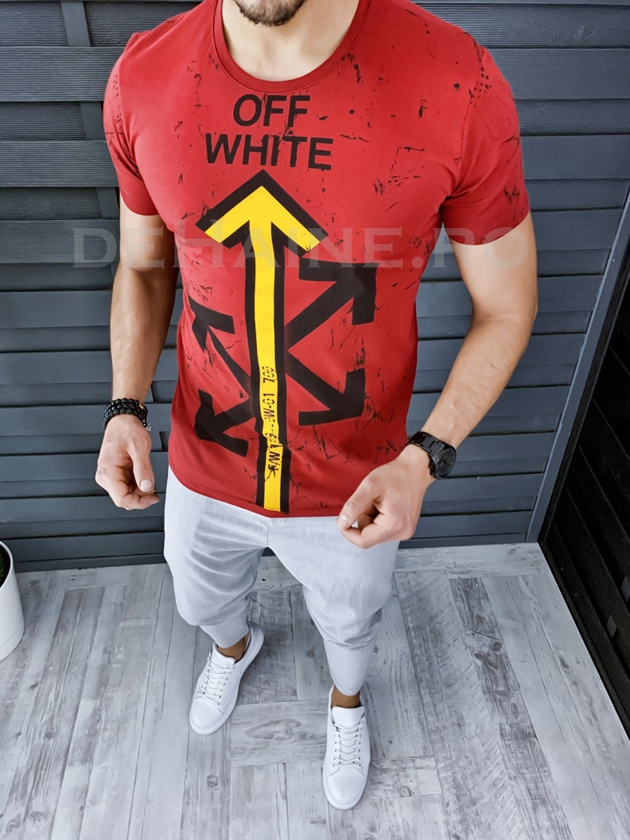 Tricou barbati slim fit zr a5797 x14-1