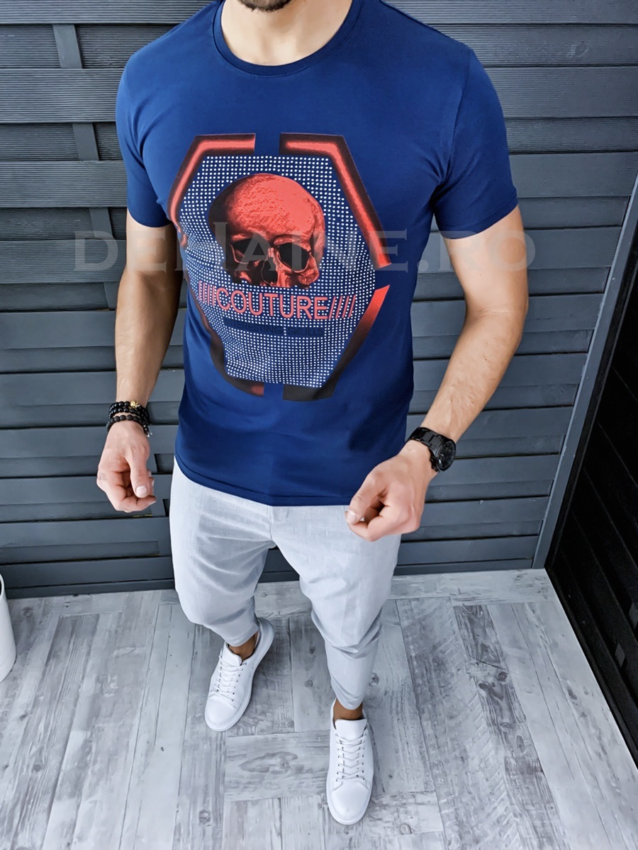 Tricou barbati slim fit zr a5821 x15