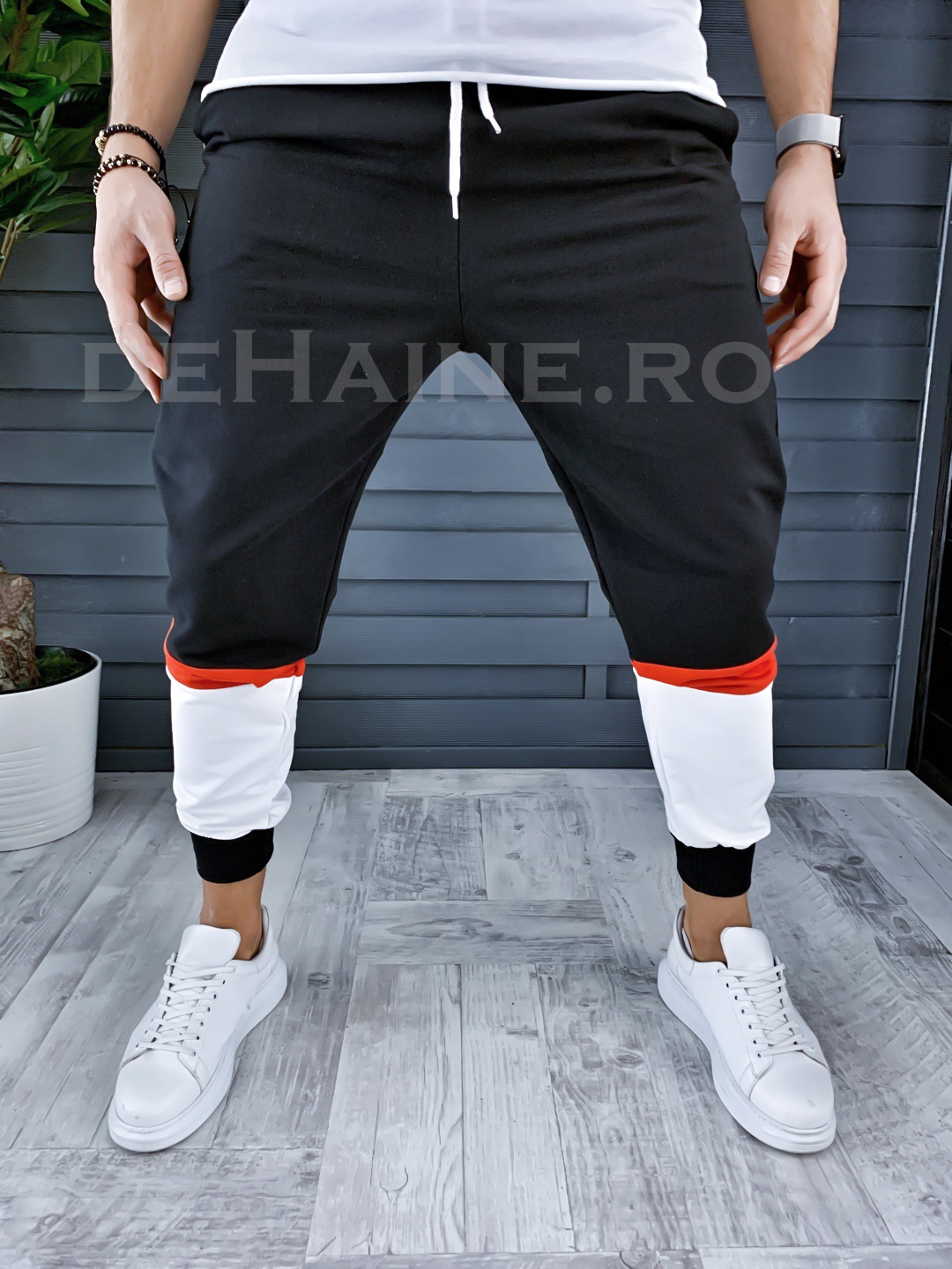 Pantaloni de trening conici A6205 O3-3