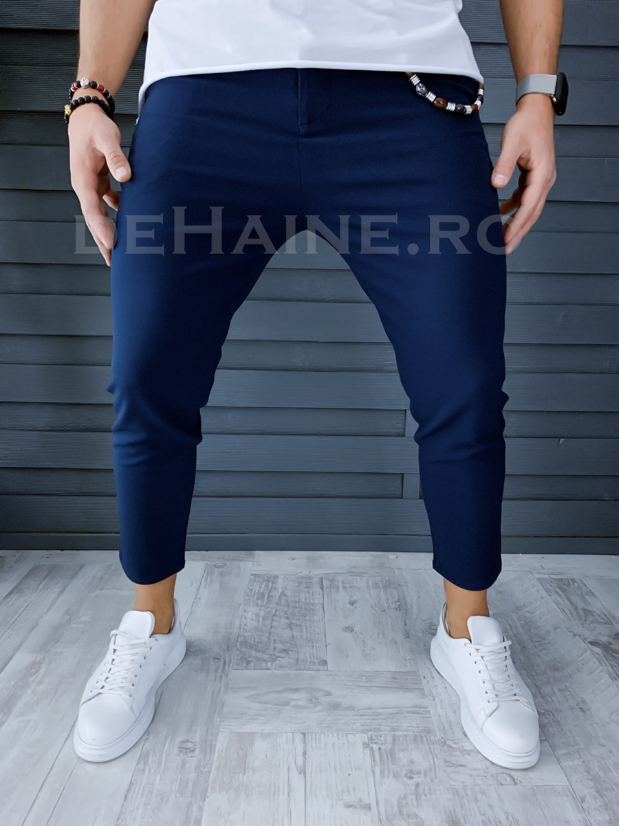 Pantaloni barbati bleumarin smart casual ZR A9085