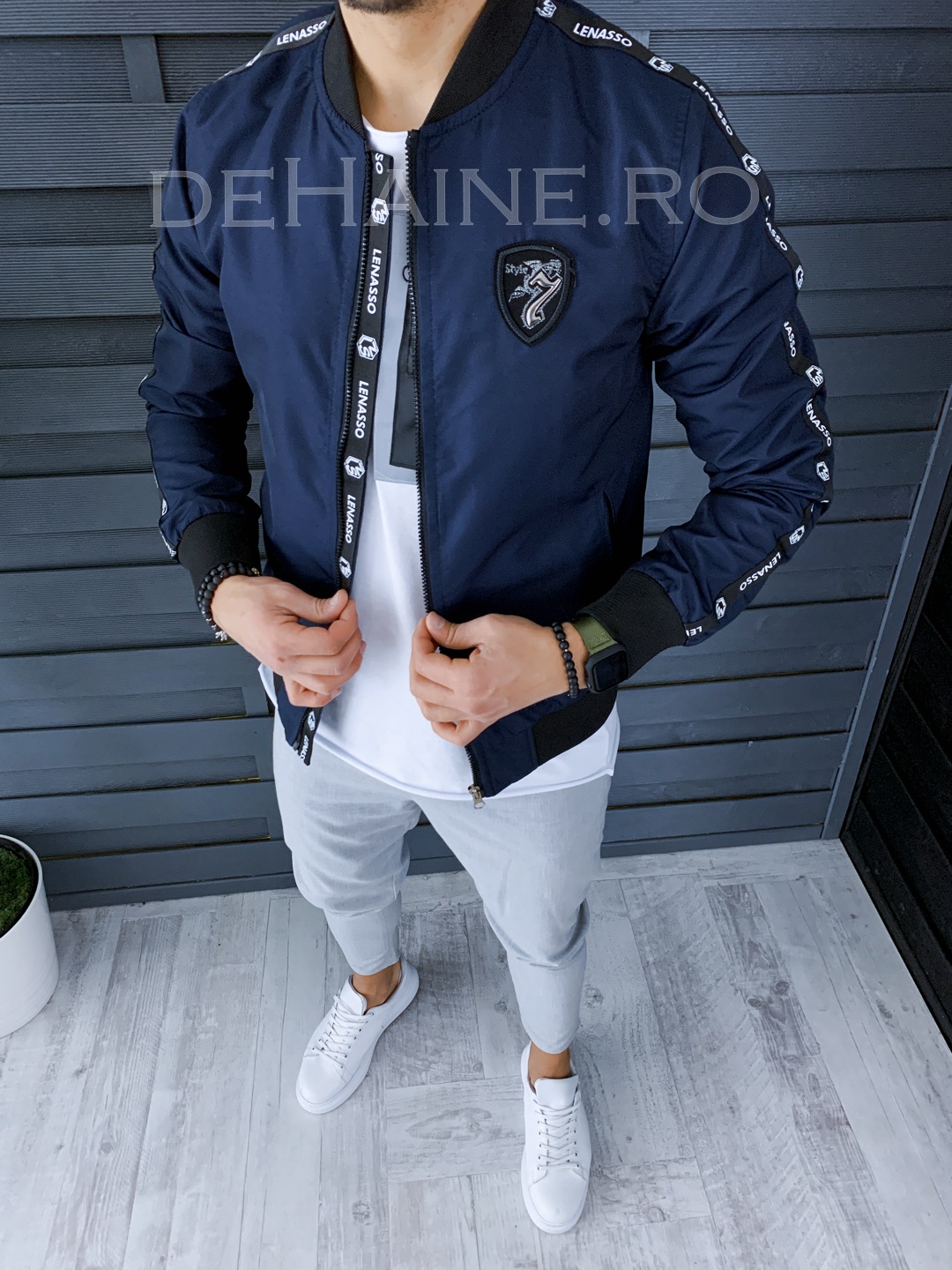 Jacheta barbati bleumarin y7438 l6-1 /*