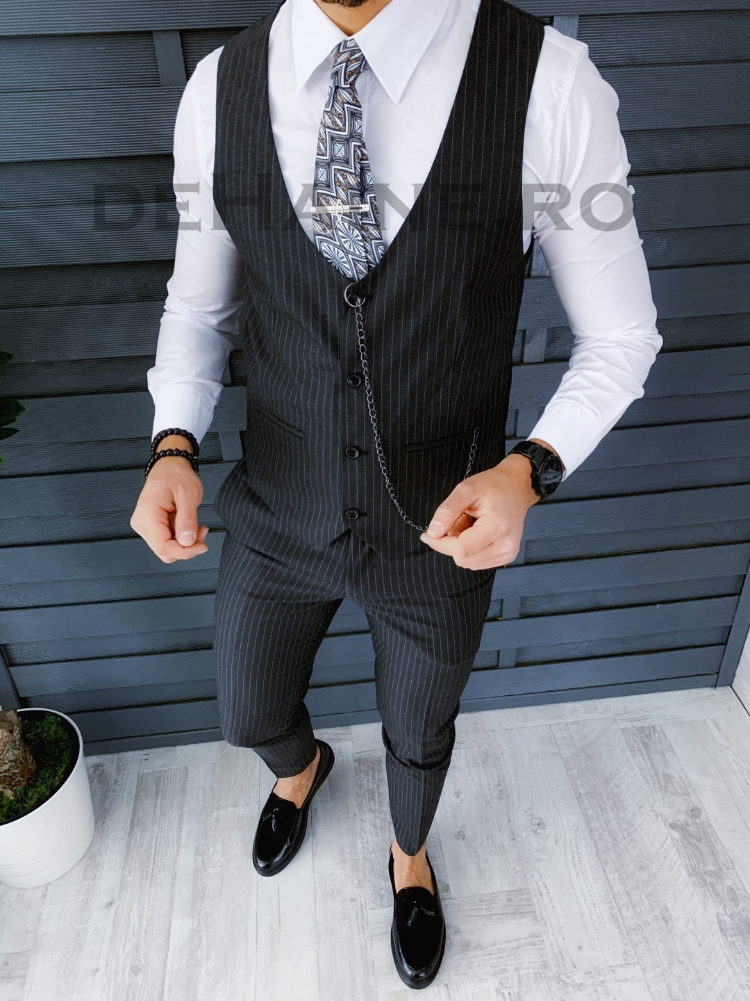 Compleu barbati vesta + pantaloni zr a8771 n3-4
