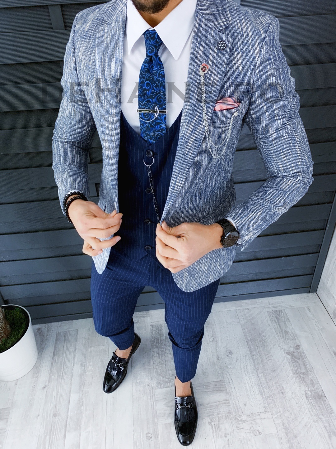 Sacou barbati slim fit zr a8792 s9