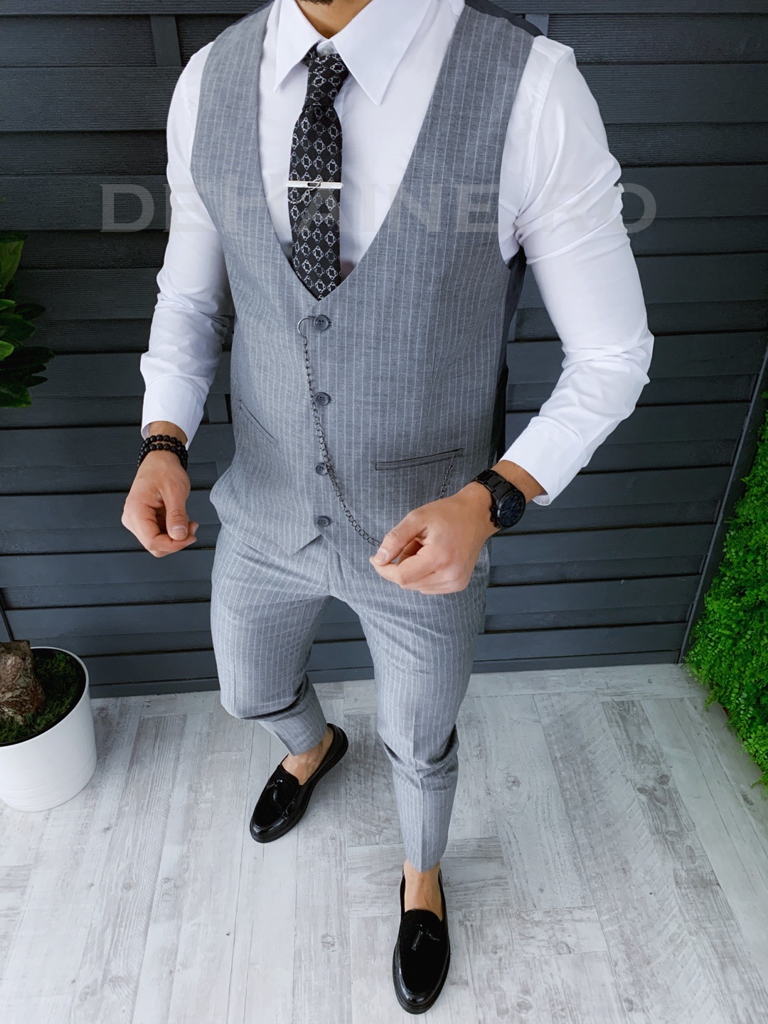 Compleu barbati vesta + pantaloni zr a8721 b14-4