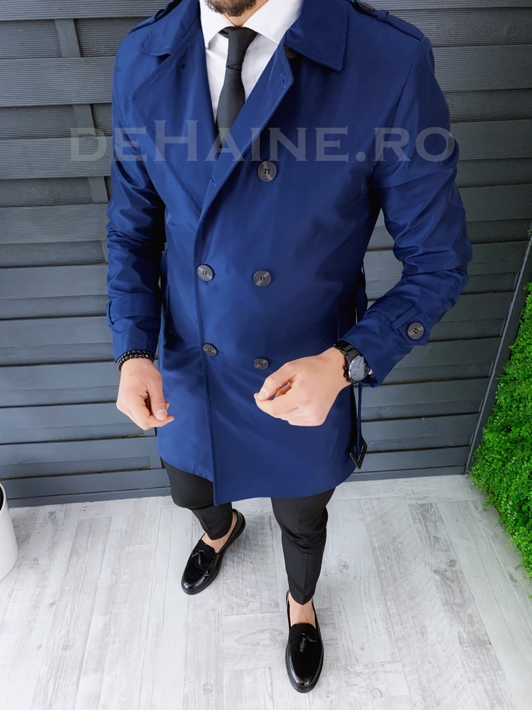 Palton barbati de primavara slim fit a8696