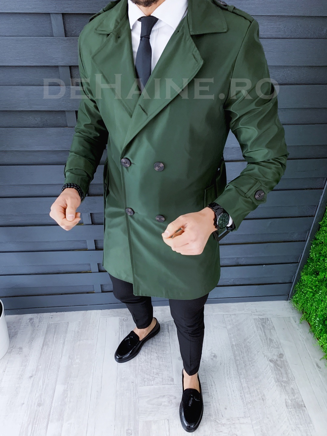 Palton barbati de primavara slim fit a8702