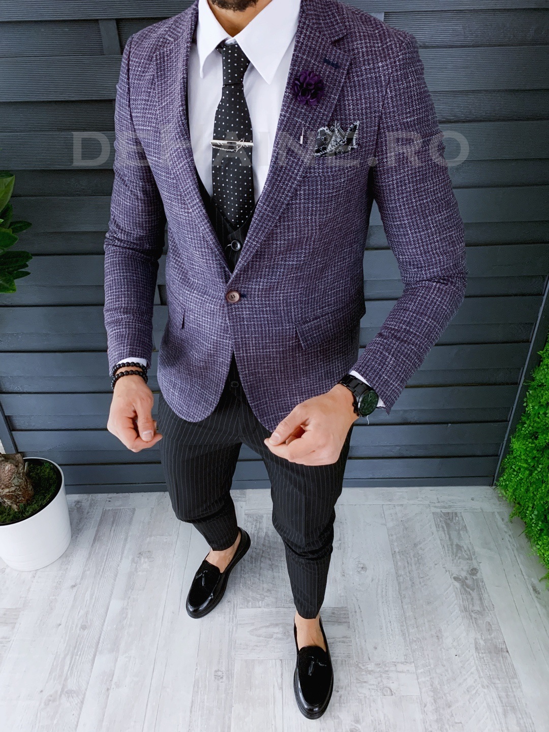 Sacou barbati slim fit zr a8745 s10