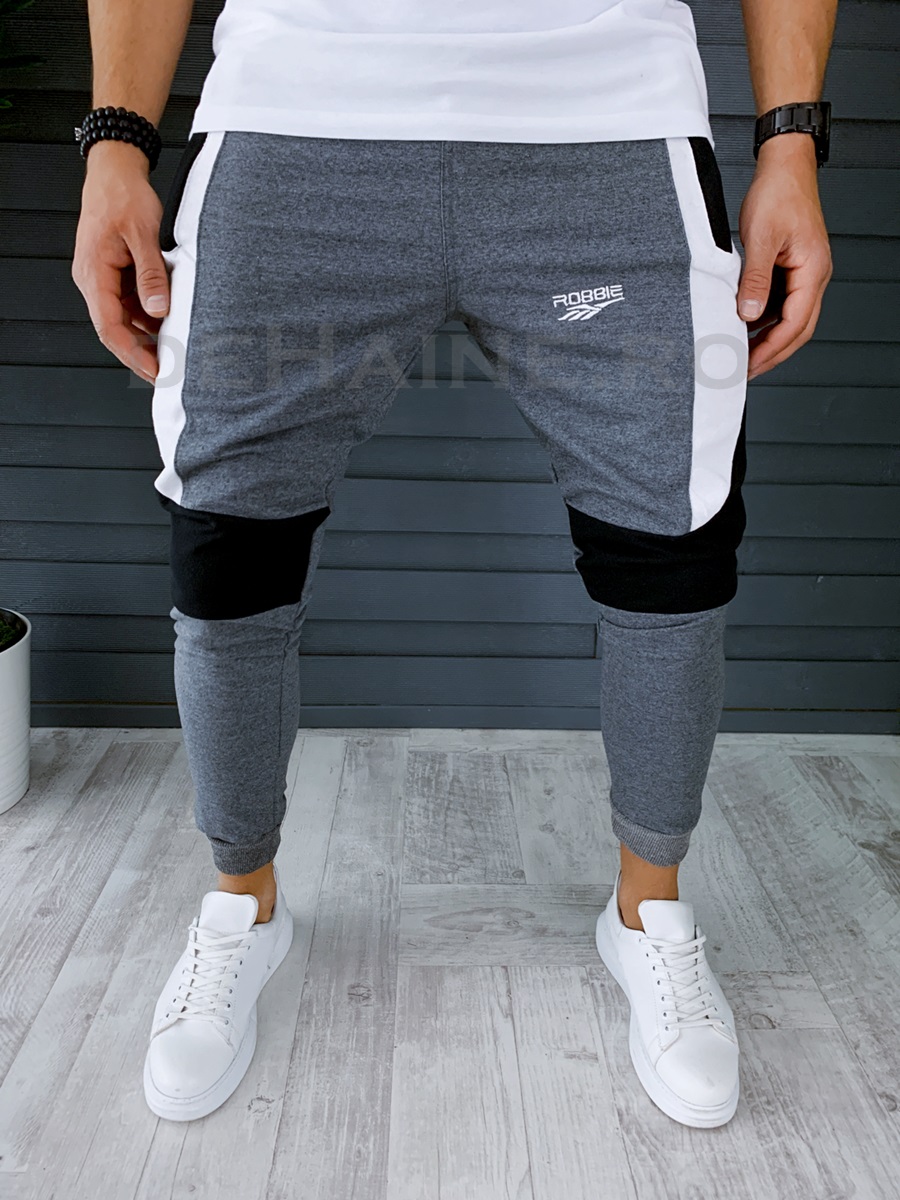 Pantaloni de trening conici A8577 J4-3