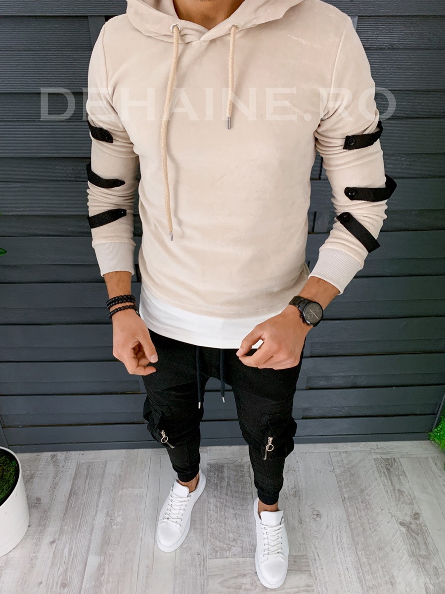 Hanorac barbati catifea slim fit zr a8437 100-3
