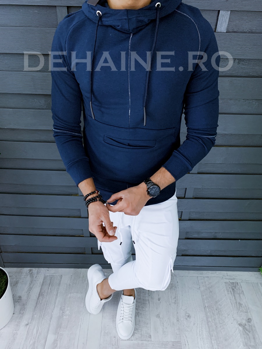 Hanorac barbati bleumarin slim fit zr a8443 12-4