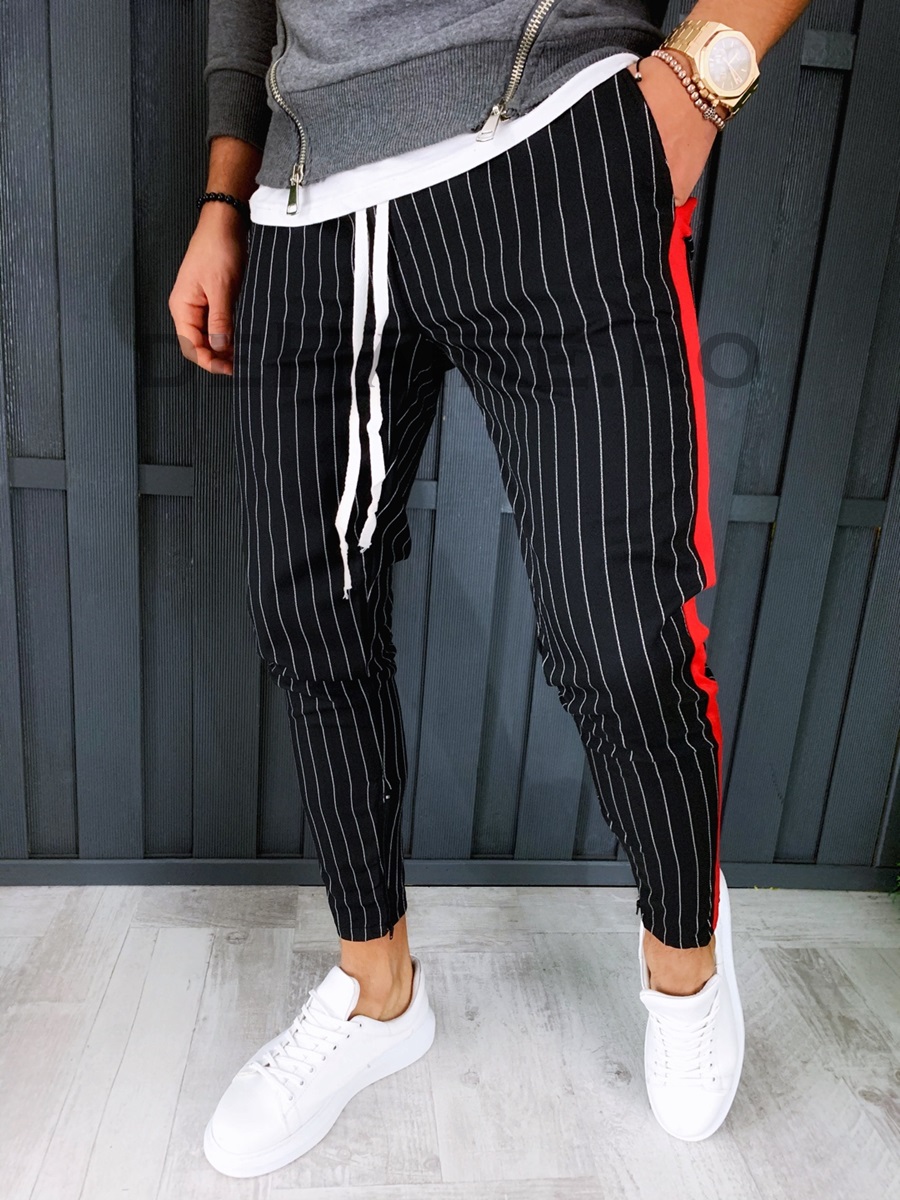 Pantaloni de trening conici A8142 105-1