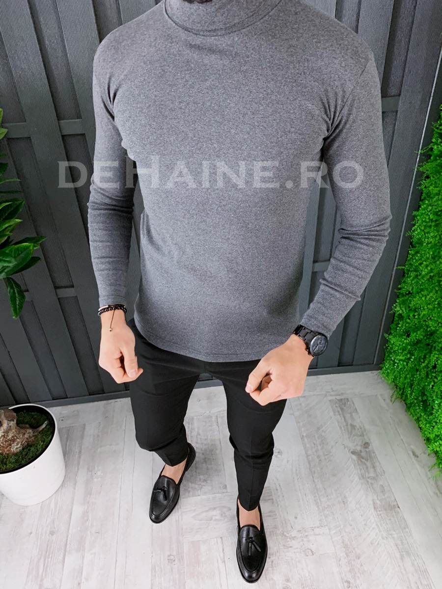 Helanca barbati slim fit gri zr a8090