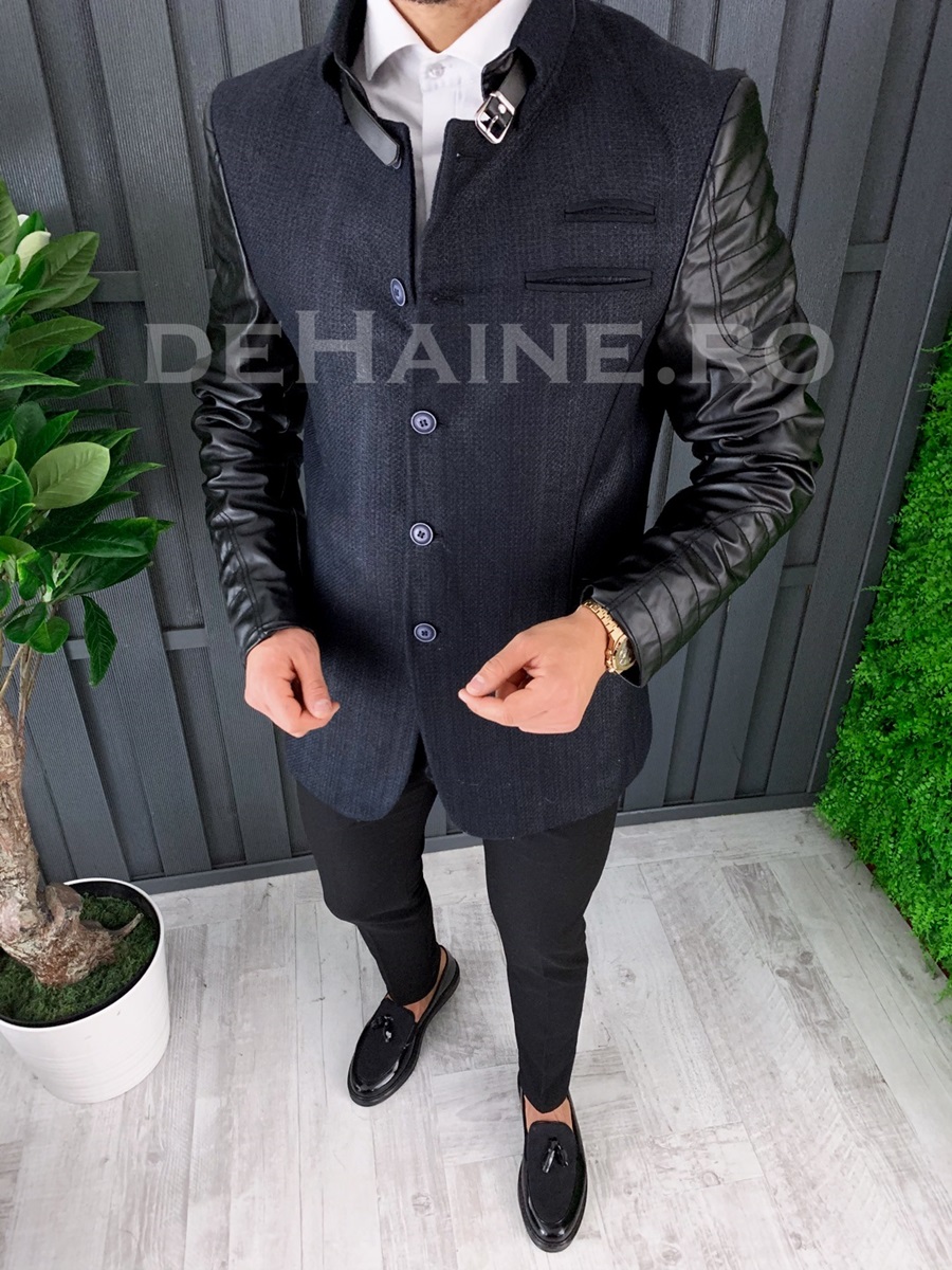 Palton barbati toamna slim fit a7888 t10