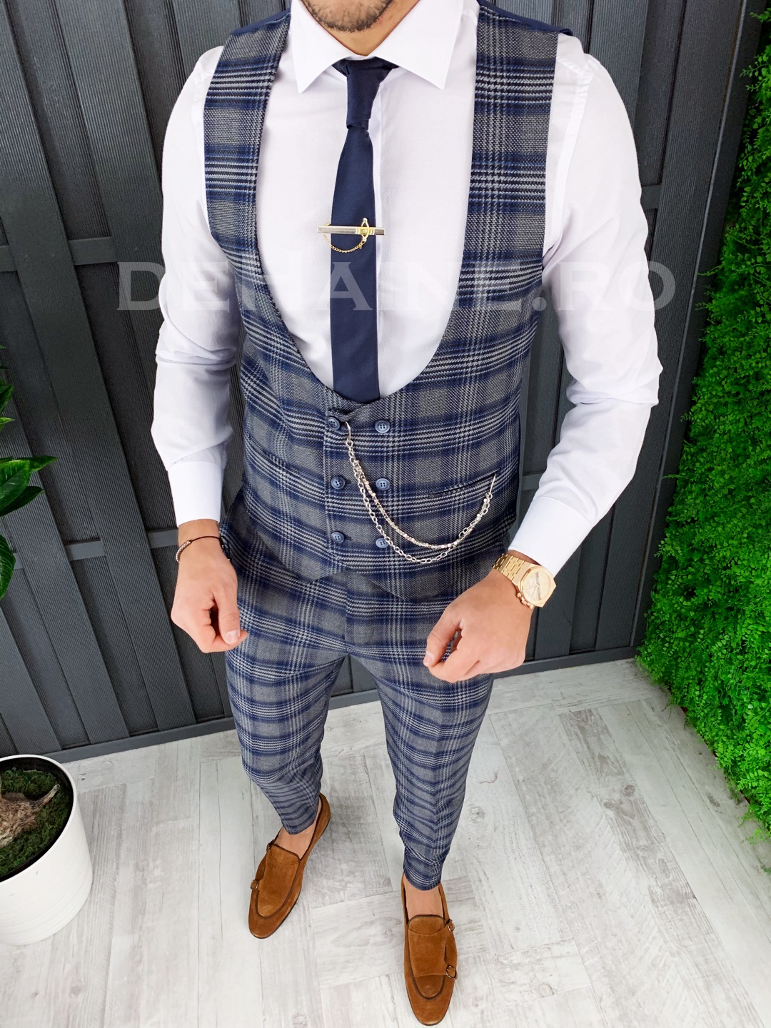 Compleu barbati vesta + pantaloni zr a7865 j6-3