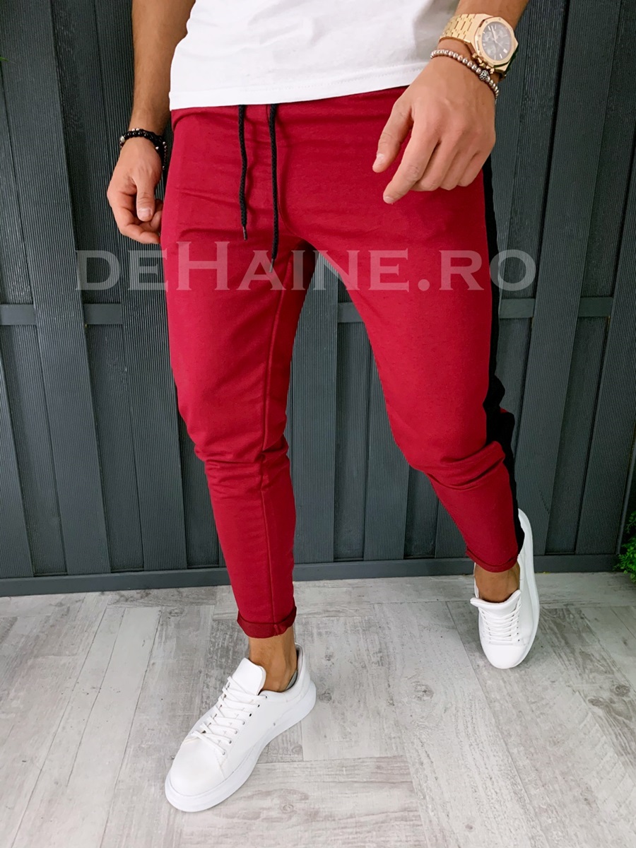 Pantaloni de trening conici A6948 O3-3