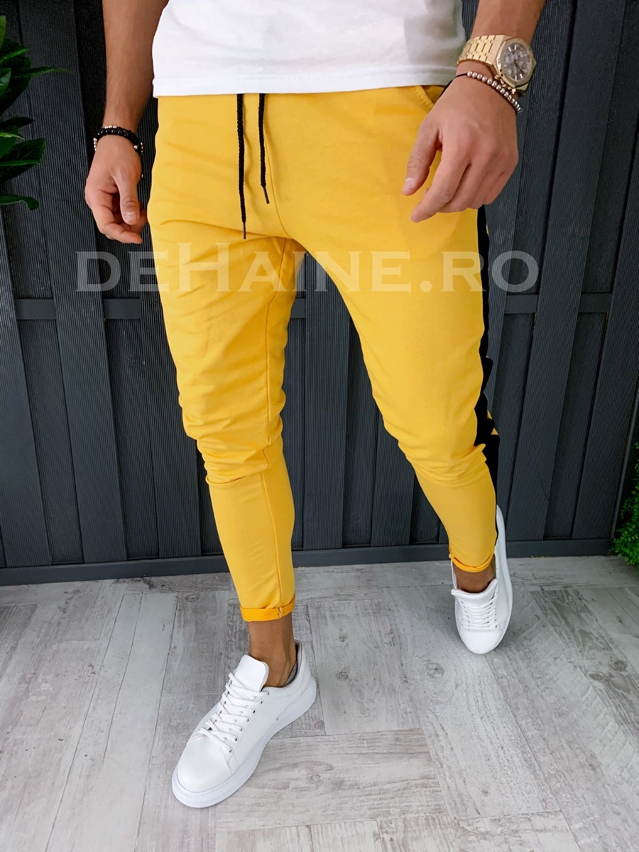 Pantaloni de trening conici A6952 D7-5