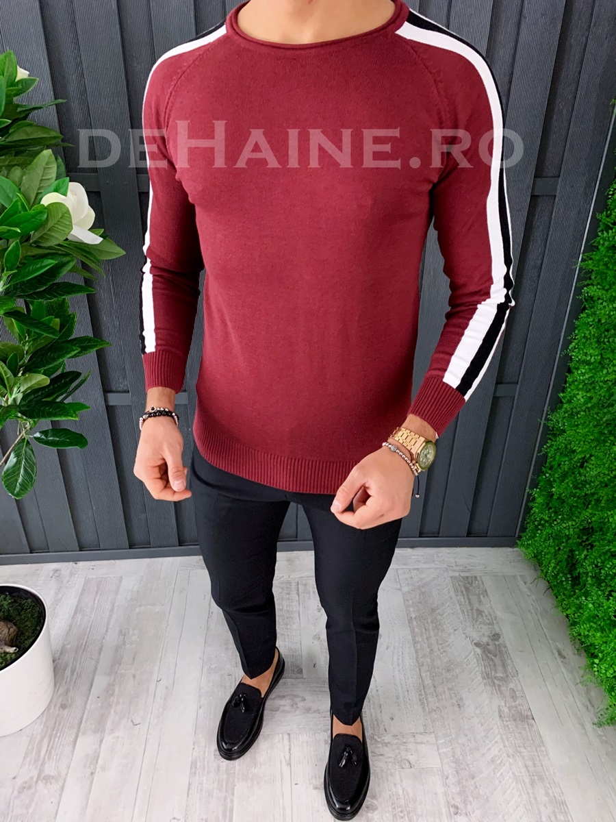 Bluza barbati slim fit grena zr a3650 o2-1