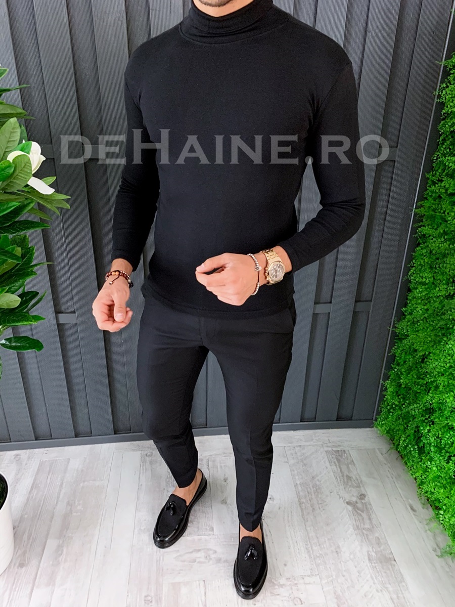 Helanca barbati slim fit neagra zr a6617