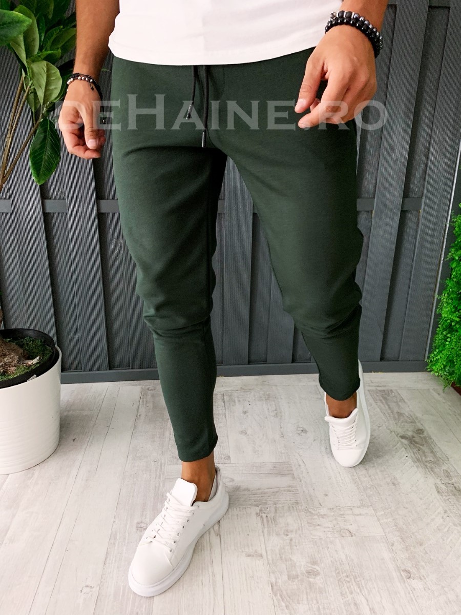 Pantaloni de trening conici A6227 O3-2