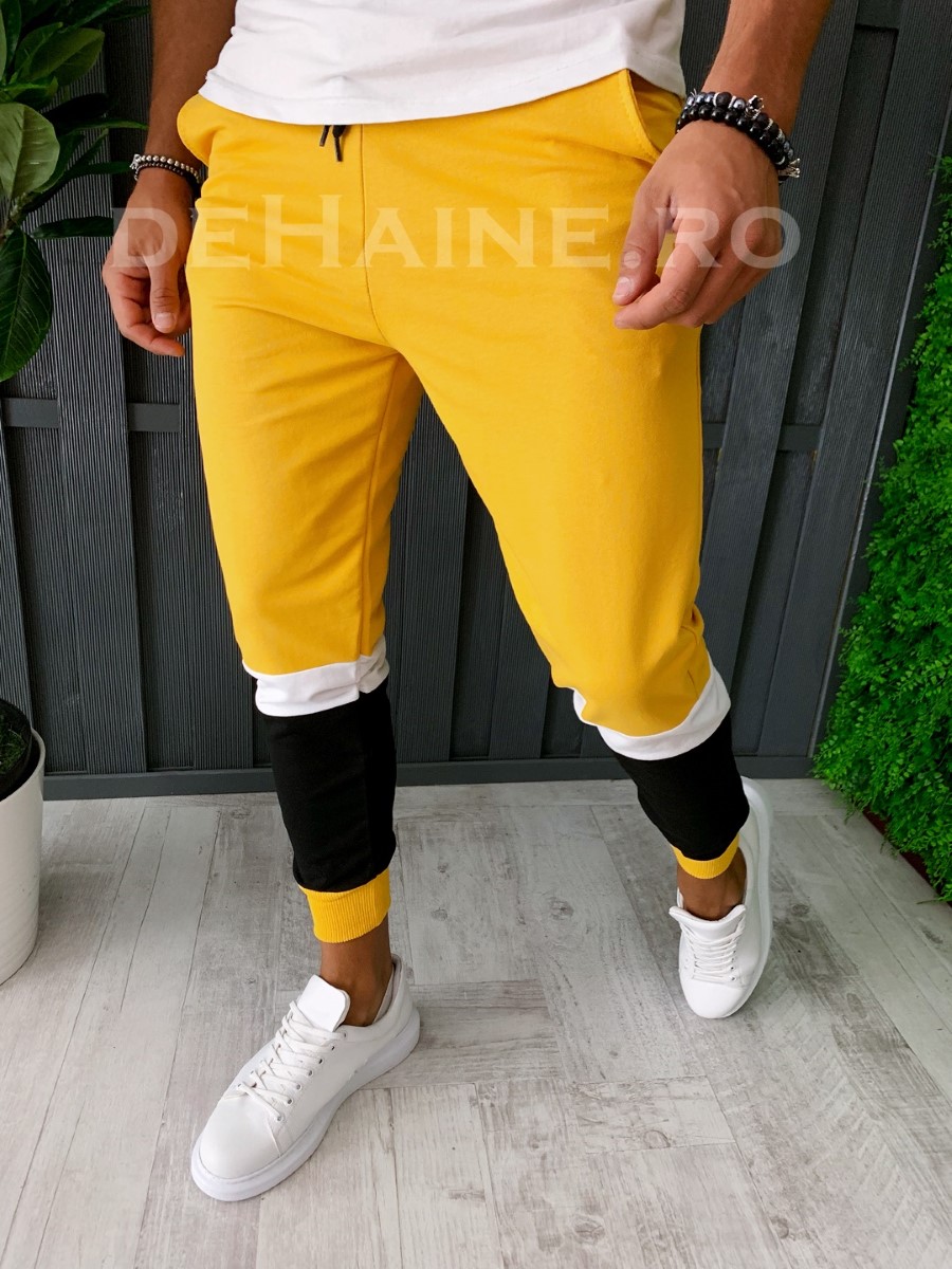 Pantaloni de trening conici A6207 J1-3