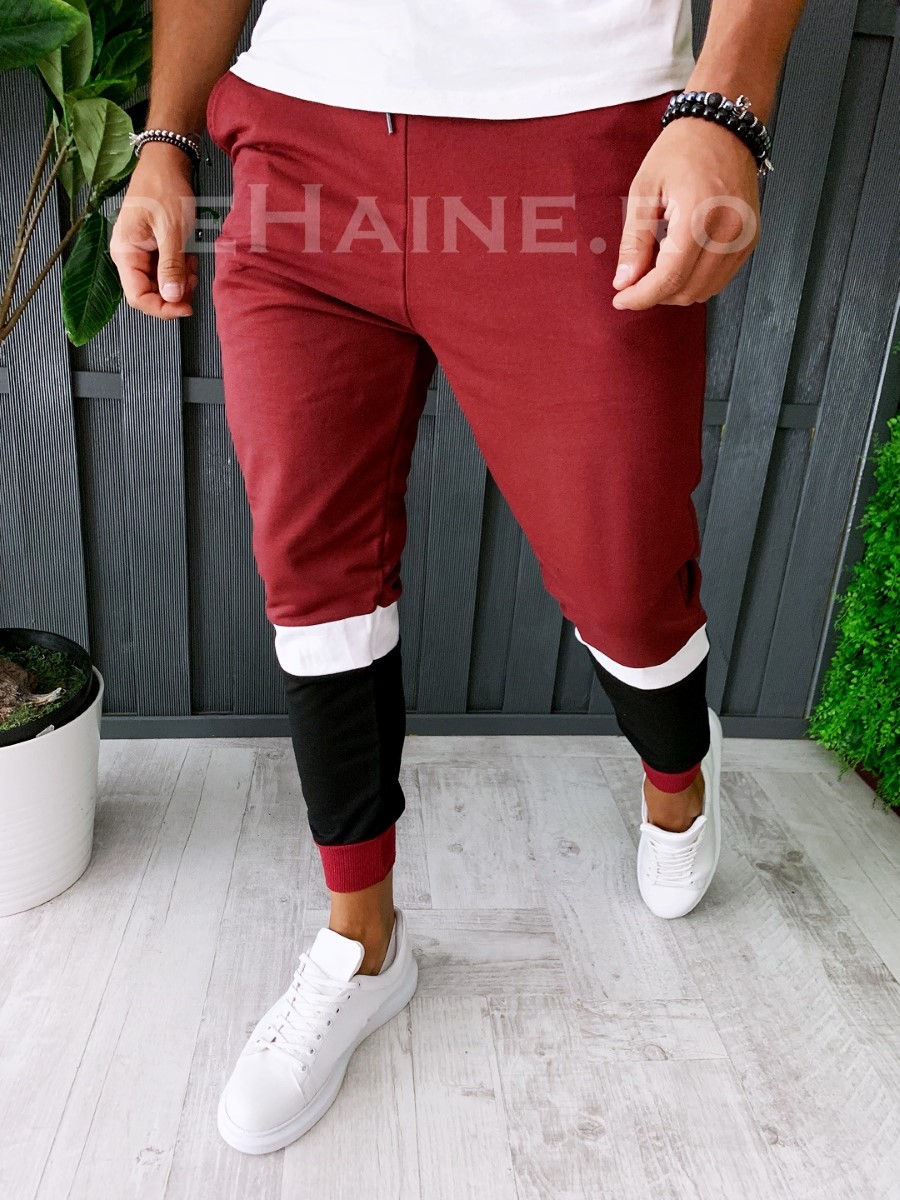 Pantaloni de trening conici A6209 O3-2