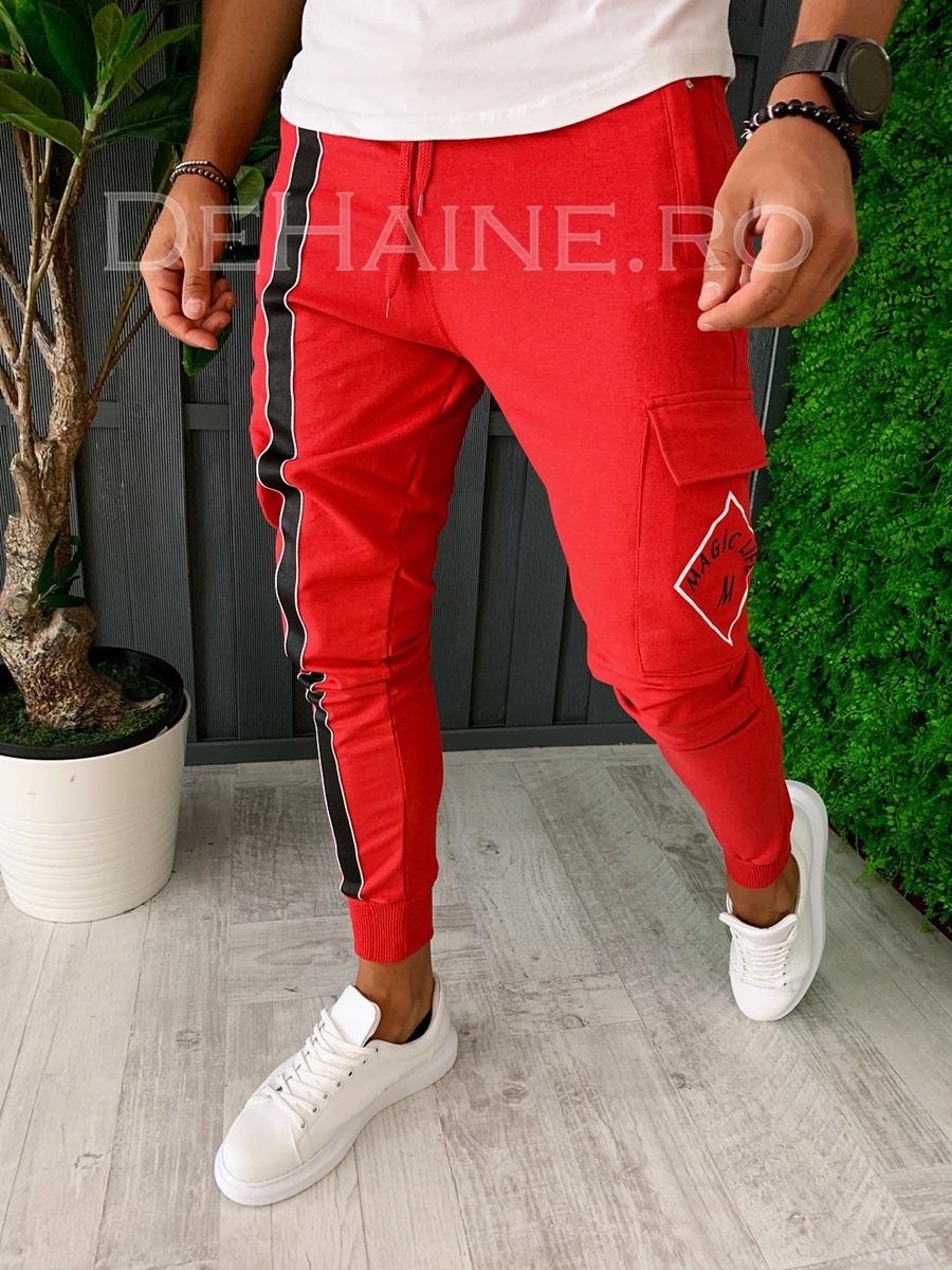 Pantaloni de trening conici A5917 O3-3