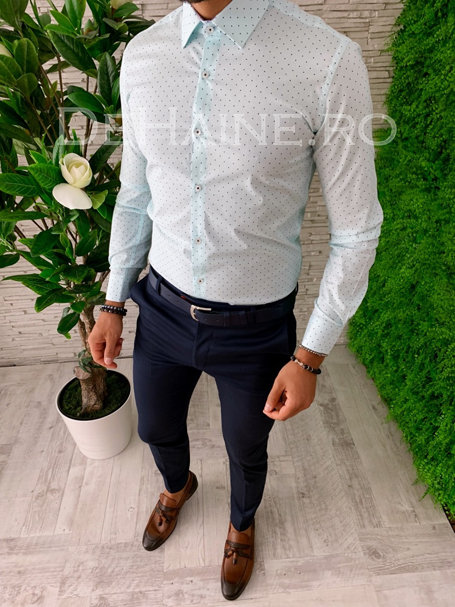 Camasa barbati eleganta slim fit zr a5836 w19-1