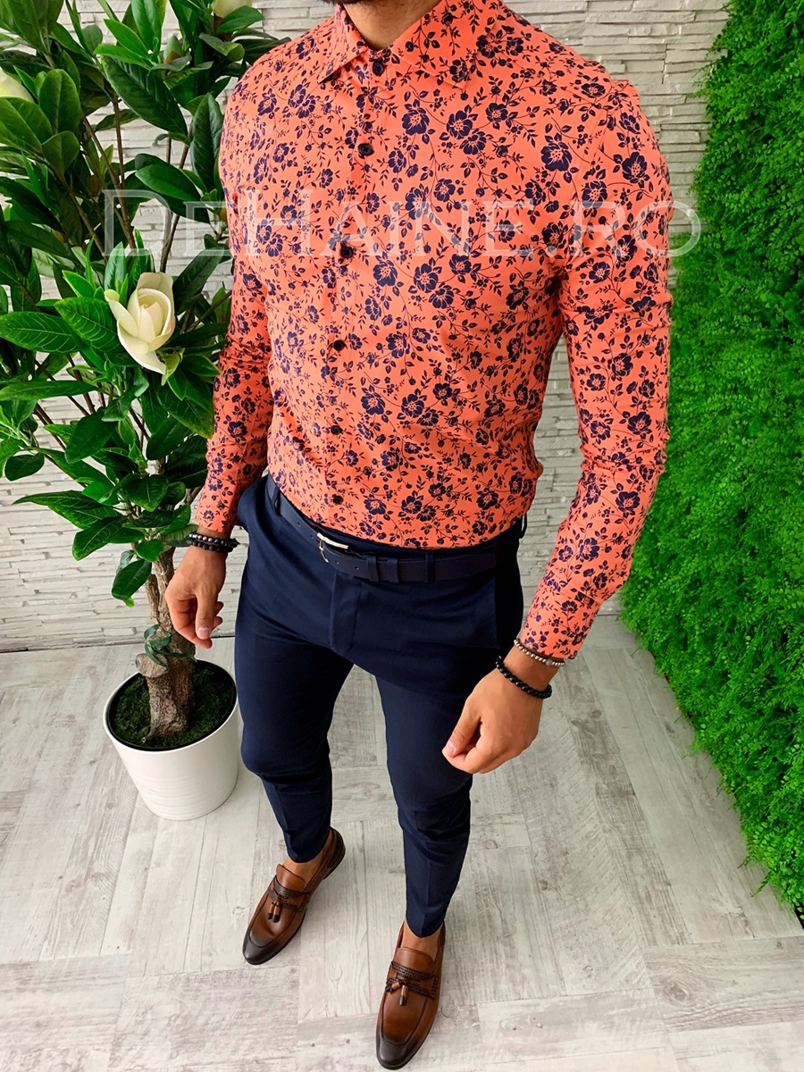 Camasa barbati eleganta slim fit zr a5839 w14-5