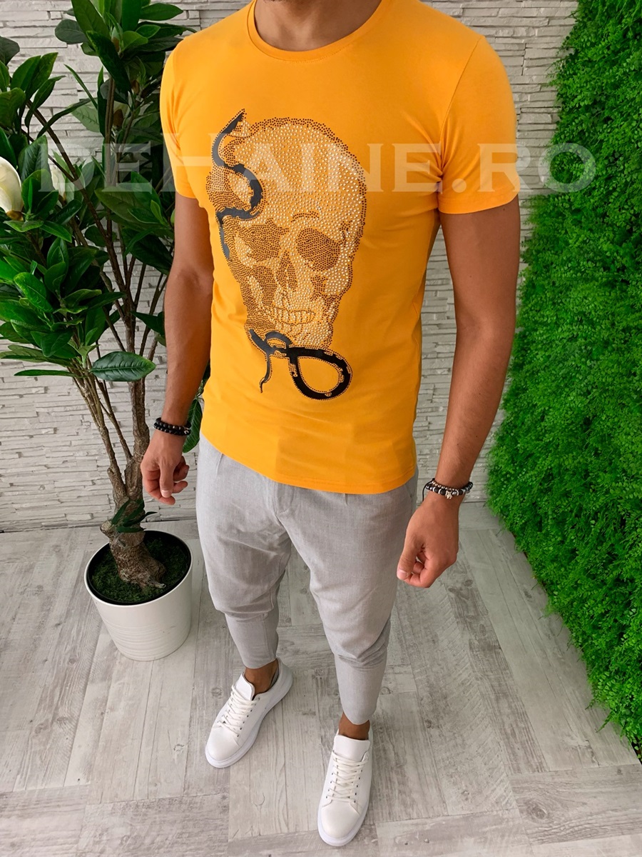 Tricou barbati slim fit ZR A5791 P16-1