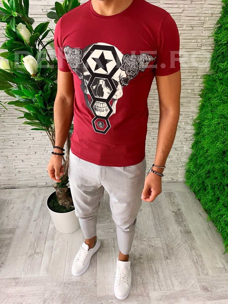 Tricou barbati slim fit zr a5800 p2-5