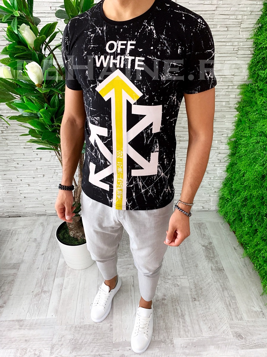 Tricou barbati slim fit zr a5813 x14-3
