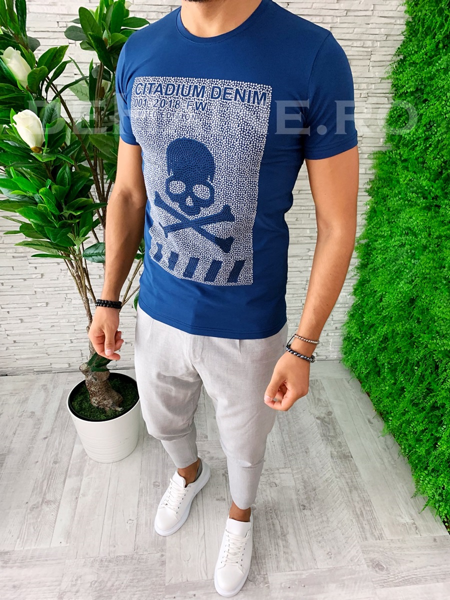 Tricou barbati slim fit ZR A5819 P16-1