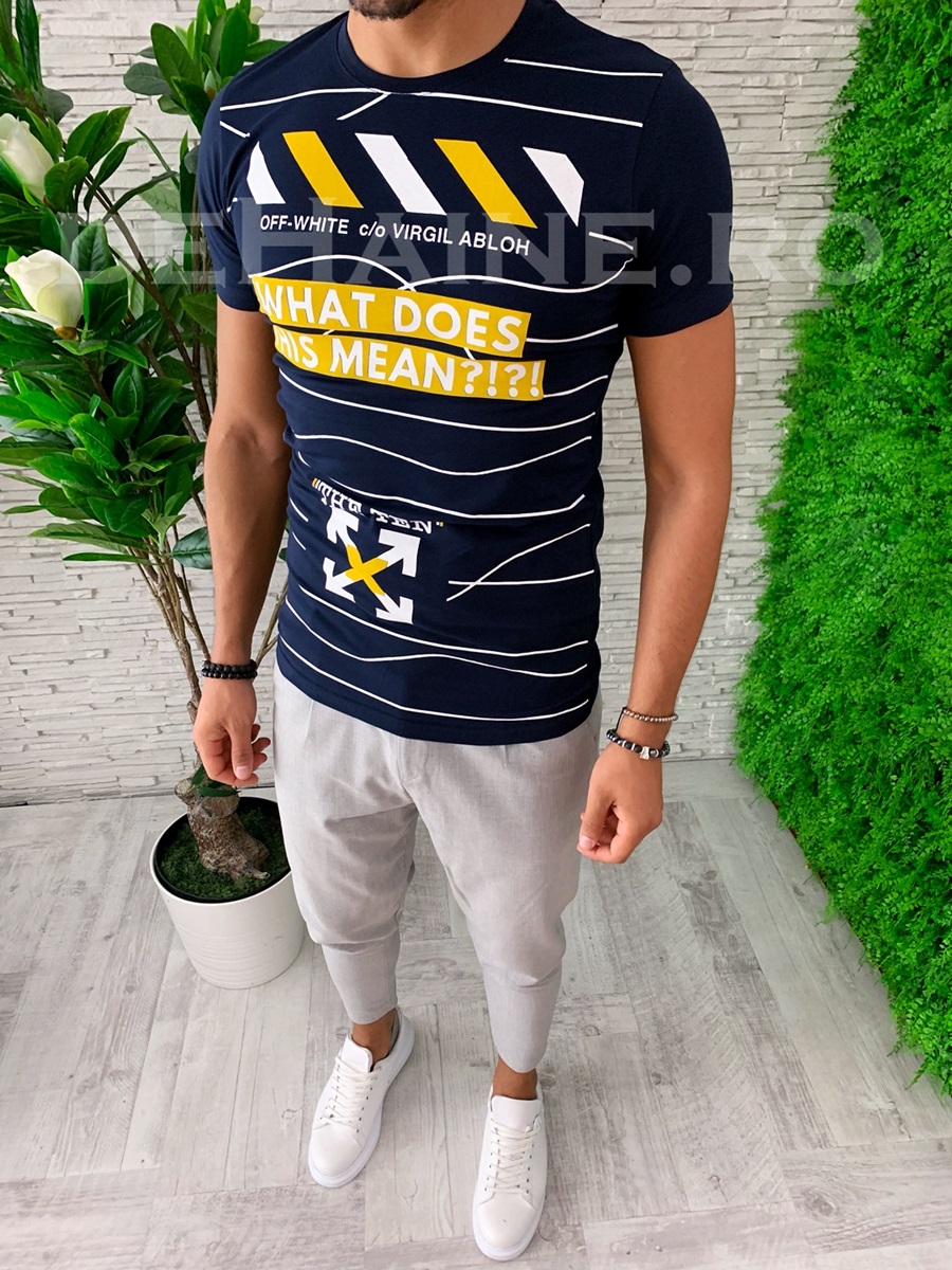 Tricou barbati slim fit zr a5830 p15-1