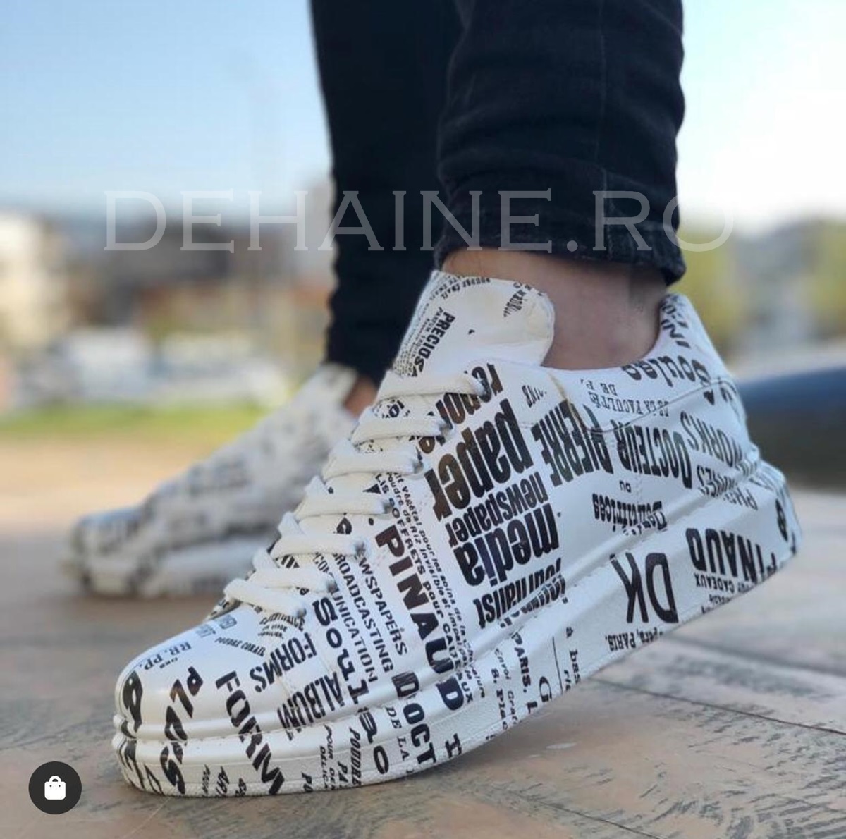 Adidasi barbati cu imprimeu casual ZR A5740