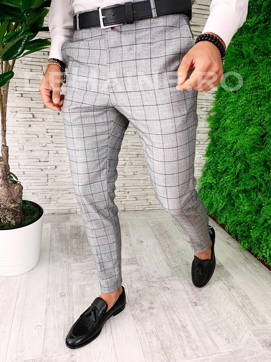 Pantaloni barbati eleganti zr a5472 j3-1