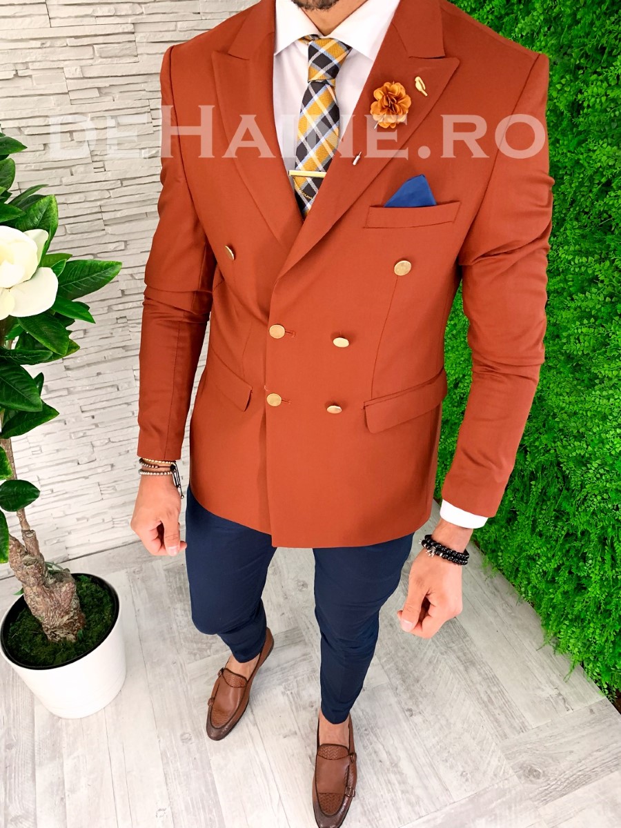 Sacou barbati slim fit premium zr a5462 y1