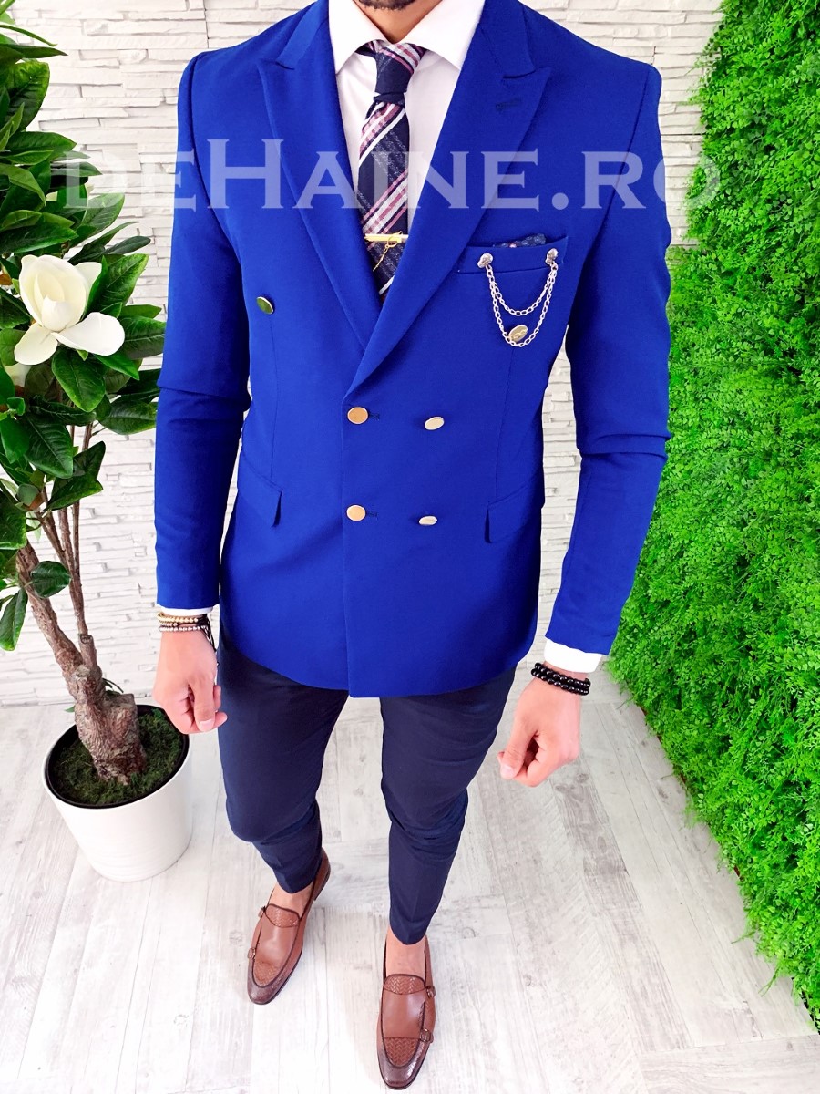 Sacou barbati slim fit premium zr a5463 y1