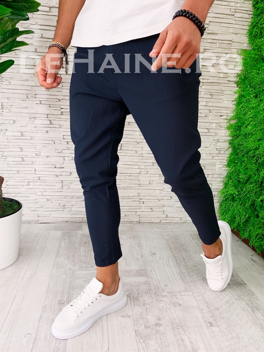 Pantaloni barbati bleumarin smart casual ZR A5436 M